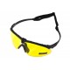 Nuprol Battle Pros Glasses w/Insert (Black) (Yellow)